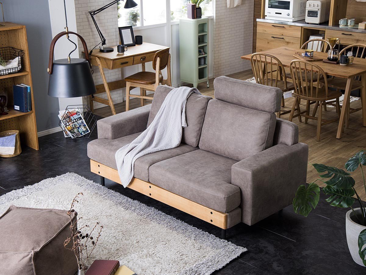 【ノラ/nora / GOODS】のBASQUE SOFA / バスク ソファ 3人掛け レザーテックス インテリア・キッズ・メンズ・レディースファッション・服の通販 founy(ファニー) 　クッション　Cushion　シンプル　Simple　バスク　Basque　フェザー　Feather　冬　Winter　夏　Summer　ホーム・キャンプ・アウトドア・お取り寄せ　Home,Garden,Outdoor,Camping Gear　家具・インテリア　Furniture　ソファー　Sofa　参考イメージ|ID: prp329100004496324 ipo3291000000031716621