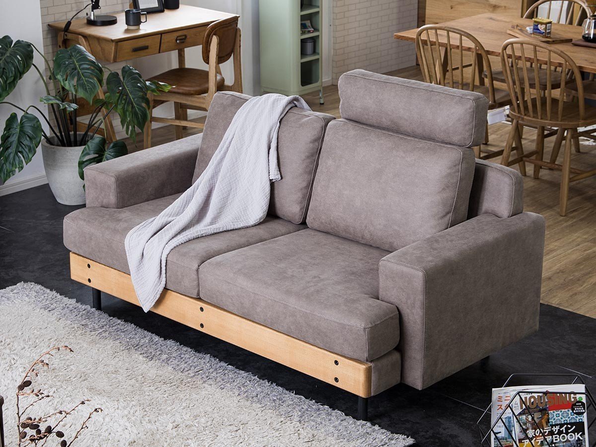 【ノラ/nora / GOODS】のBASQUE SOFA / バスク ソファ 3人掛け レザーテックス インテリア・キッズ・メンズ・レディースファッション・服の通販 founy(ファニー) 　クッション　Cushion　シンプル　Simple　バスク　Basque　フェザー　Feather　冬　Winter　夏　Summer　ホーム・キャンプ・アウトドア・お取り寄せ　Home,Garden,Outdoor,Camping Gear　家具・インテリア　Furniture　ソファー　Sofa　参考イメージ|ID: prp329100004496324 ipo3291000000031716623