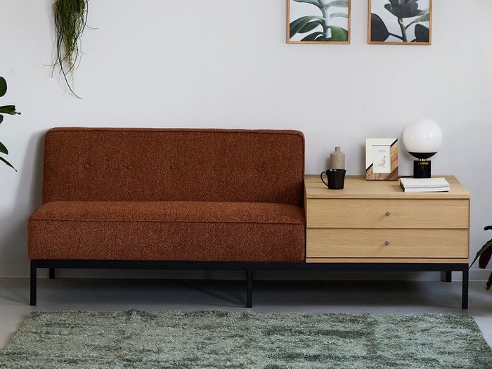 【ボンド/bond / GOODS】のUNIX Sofa / ユニックス ソファ 幅130cm + サイドチェスト 幅75cm インテリア・キッズ・メンズ・レディースファッション・服の通販 founy(ファニー) https://founy.com/ スリム Slim テーブル Table ホーム・キャンプ・アウトドア・お取り寄せ Home,Garden,Outdoor,Camping Gear 家具・インテリア Furniture ソファー Sofa |ID: prp329100004506308 ipo3291000000031806840