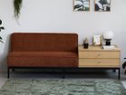【ボンド/bond / GOODS】のUNIX Sofa / ユニックス ソファ 幅130cm + サイドチェスト 幅75cm 張地:レッドブラウン、サイドチェスト:突板仕様|ID: prp329100004506308 ipo3291000000031806842