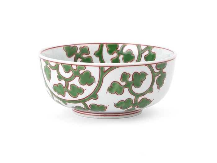 【源右衛門窯/Gen Emon Kiln / GOODS】の緑彩唐草文 麺鉢 / 緑彩唐草文 麺鉢 インテリア・キッズ・メンズ・レディースファッション・服の通販 founy(ファニー) https://founy.com/ 送料無料 Free Shipping シンプル Simple テーブル Table フォルム Form エレガント 上品 Elegant |ID: prp329100004512320 ipo3291000000031875480