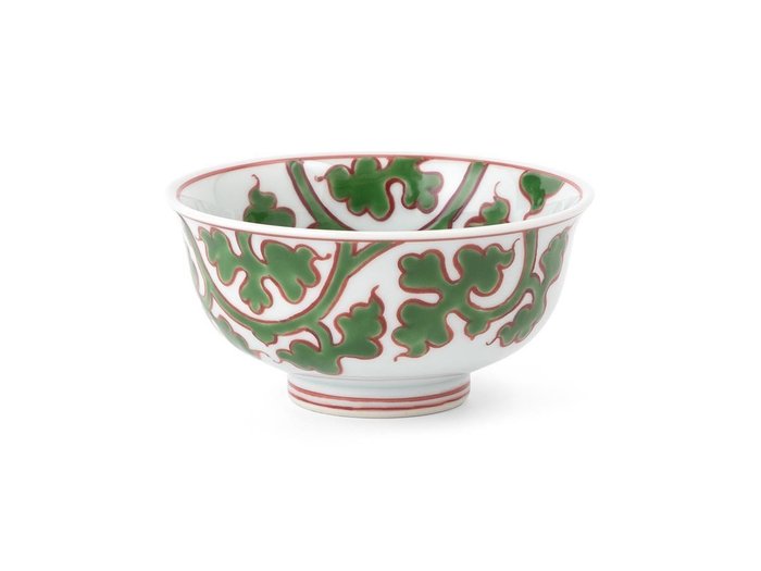 【源右衛門窯/Gen Emon Kiln / GOODS】の緑彩唐草文 飯碗 / 緑彩唐草文 飯碗 インテリア・キッズ・メンズ・レディースファッション・服の通販 founy(ファニー) https://founy.com/ シンプル Simple テーブル Table フォルム Form |ID: prp329100004512327 ipo3291000000031875495