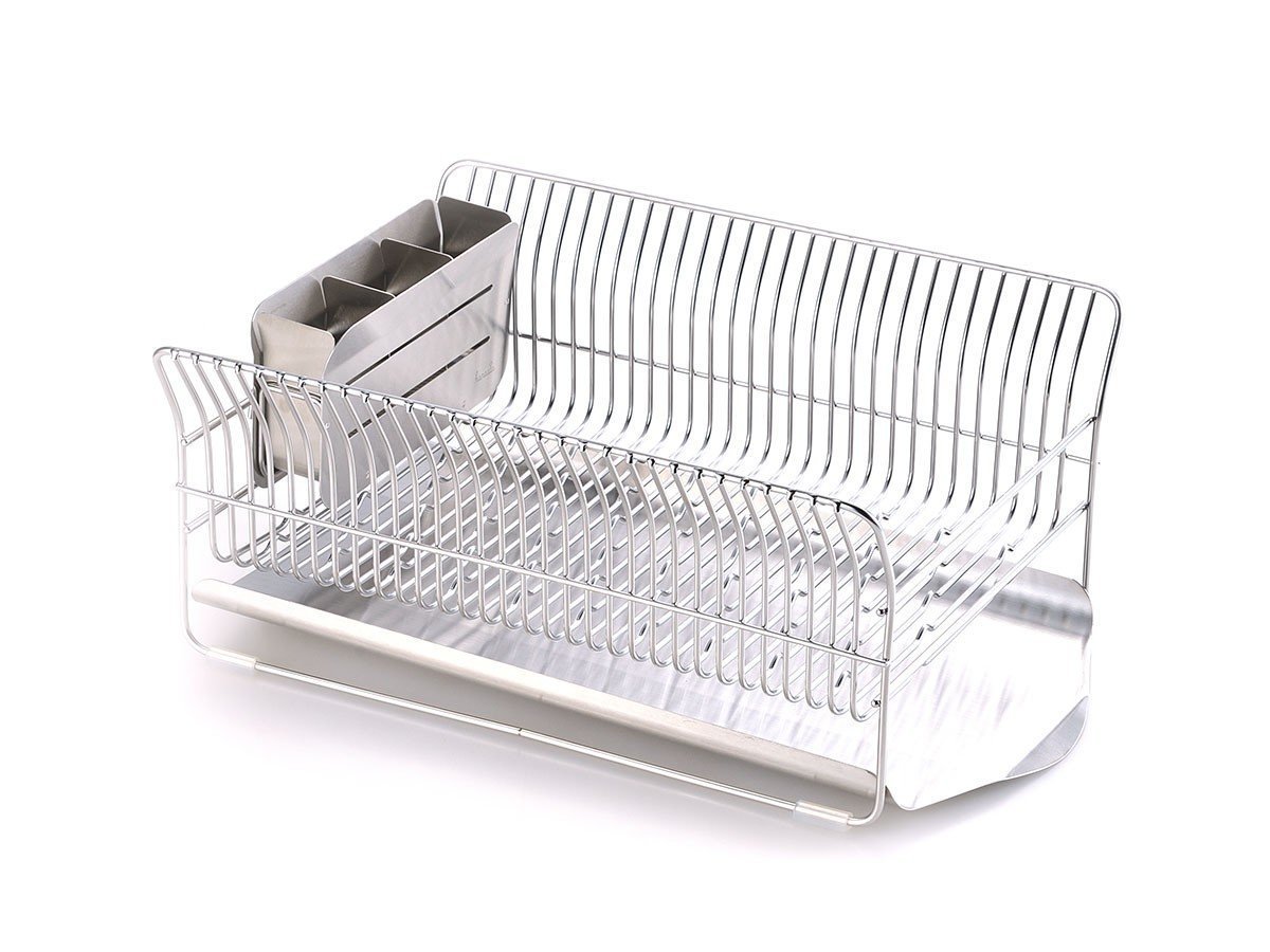 【フライミーアクセソワ/FLYMEe accessoire / GOODS】のDish Drainer / 水切りラック 横置きコンパクトタイプ #119521 インテリア・キッズ・メンズ・レディースファッション・服の通販 founy(ファニー) 　コンパクト　Compact　シリコン　Silicon　皿　Dish　フレーム　Flame　ワイヤー　Wire　送料無料　Free Shipping　ホーム・キャンプ・アウトドア・お取り寄せ　Home,Garden,Outdoor,Camping Gear　キッチン・ダイニング　Kitchen Dining　キッチン収納　Kitchen　箸立ての有無:1点追加|ID: prp329100004526950 ipo3291000000032014549