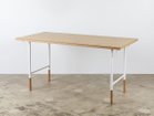 【その他のブランド/Other】のtwig / トウィッグ デスク(ノティッドオーク天板) サイズ:幅140 × 奥行70cm、脚部ホワイト、オプションレッグ:不要|ID: prp329100004532517 ipo3291000000032038394