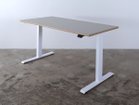 【ボーダレス/BORDERLESS / GOODS】のFeEL / フィール 電動昇降デスク(リノリウム天板) 脚部ホワイト、サイズ:幅140cm|ID: prp329100004532532 ipo3291000000032038538