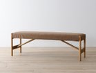 【サラ/SALA / GOODS】のBench / ベンチ 人気、トレンドファッション・服の通販 founy(ファニー) 送料無料 Free Shipping フレーム Flame 軽量 Lightweight ホーム・キャンプ・アウトドア・お取り寄せ Home,Garden,Outdoor,Camping Gear 家具・インテリア Furniture チェア・椅子 Chair ベンチ・ダイニングベンチ Bench/Dining Bench thumbnail 張地:C1 ブラウン、サイズ:幅133cm|ID: prp329100004549343 ipo3291000000032152365