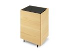 【シキ/SHIKI / GOODS】のFLOAT SIDE BOARD / フロート サイドボード 幅40cm ブラックガラス天板 ウッド:オーク|ID:prp329100004553888