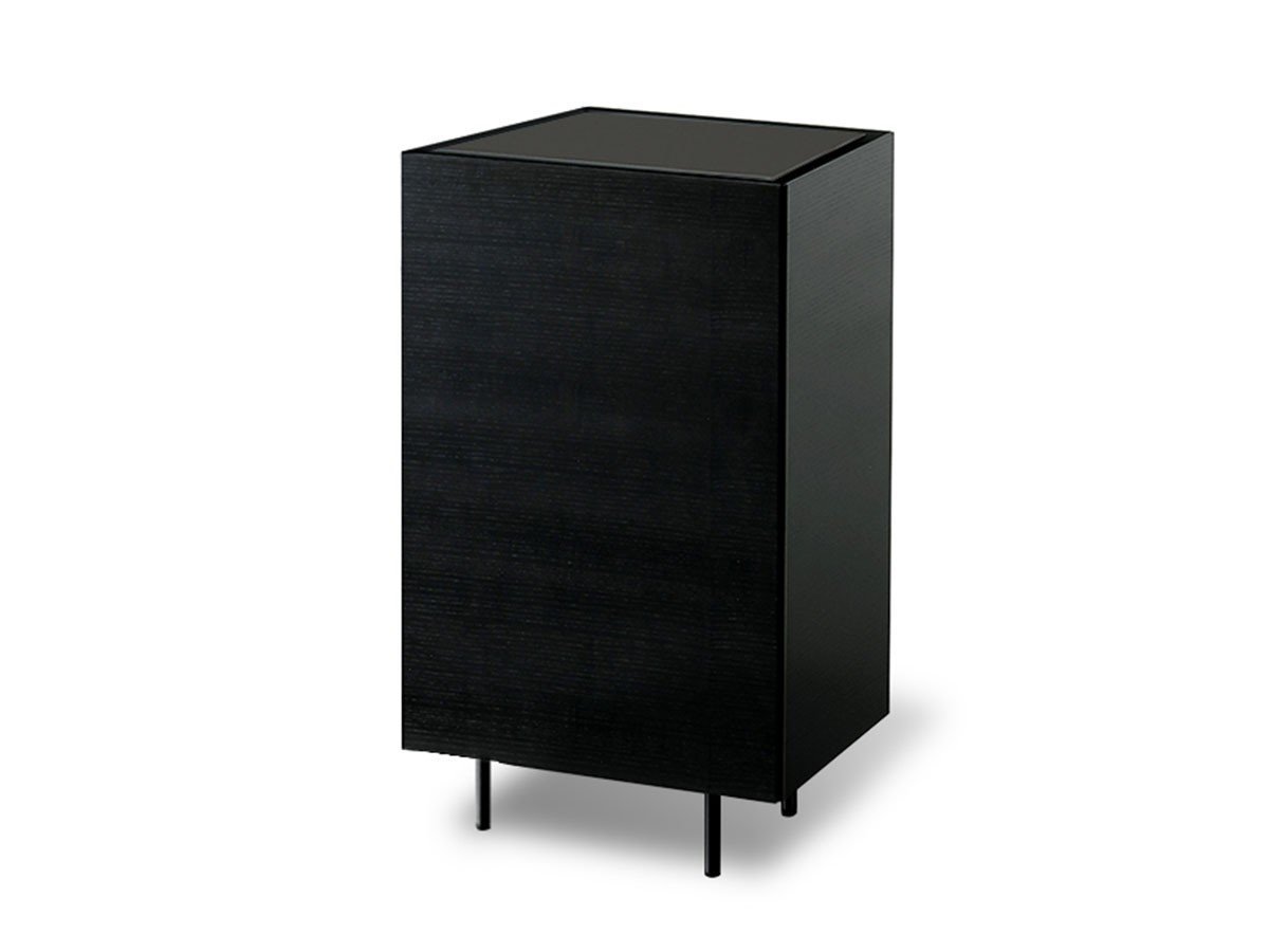 【シキ/SHIKI / GOODS】のFLOAT SIDE BOARD / フロート サイドボード 幅40cm ブラックガラス天板 インテリア・キッズ・メンズ・レディースファッション・服の通販 founy(ファニー) 　ガラス　Glass　モダン　Modern　ホーム・キャンプ・アウトドア・お取り寄せ　Home,Garden,Outdoor,Camping Gear　家具・インテリア　Furniture　収納家具・キャビネット　Storage Furniture　キャビネット　Cabinet　ホーム・キャンプ・アウトドア・お取り寄せ　Home,Garden,Outdoor,Camping Gear　家具・インテリア　Furniture　収納家具・キャビネット　Storage Furniture　サイドボード　Sideboard　ホーム・キャンプ・アウトドア・お取り寄せ　Home,Garden,Outdoor,Camping Gear　家具・インテリア　Furniture　収納家具・キャビネット　Storage Furniture　ラック・シェルフ　Rack Shelf　ウッド:ホワイトアッシュ(ビンロウジクロ)|ID: prp329100004553888 ipo3291000000032186047