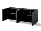 【シキ/SHIKI / GOODS】のFLOAT SIDE BOARD / フロート サイドボード 幅160cm ブラックガラス天板 参考イメージ|ID:prp329100004553895
