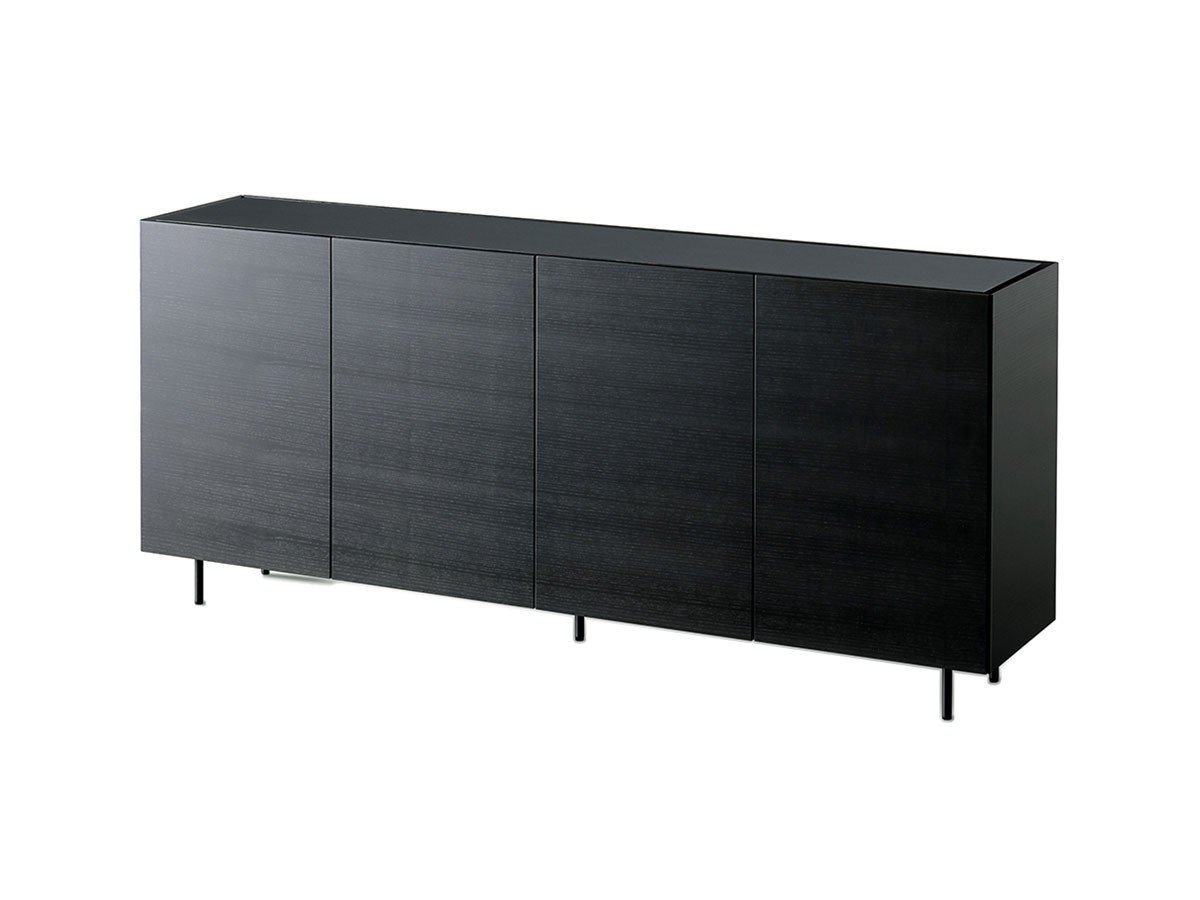 【シキ/SHIKI / GOODS】のFLOAT SIDE BOARD / フロート サイドボード 幅160cm 突板天板 インテリア・キッズ・メンズ・レディースファッション・服の通販 founy(ファニー) 　モダン　Modern　ホーム・キャンプ・アウトドア・お取り寄せ　Home,Garden,Outdoor,Camping Gear　家具・インテリア　Furniture　収納家具・キャビネット　Storage Furniture　サイドボード　Sideboard　ウッド:ホワイトアッシュ(ビンロウジクロ)|ID: prp329100004553898 ipo3291000000032186105