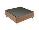 【シキ/SHIKI / GOODS】のFLOAT CENTER TABLE / フロート センターテーブル ブラックガラス天板 ウッド:ウォールナット|ID:prp329100004553917