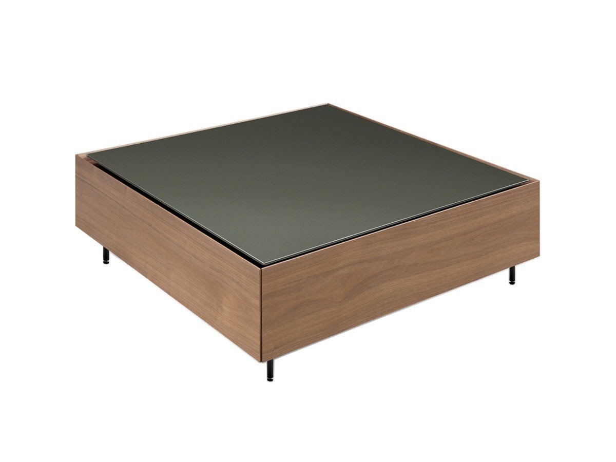 【シキ/SHIKI / GOODS】のFLOAT CENTER TABLE / フロート センターテーブル ブラックガラス天板 インテリア・キッズ・メンズ・レディースファッション・服の通販 founy(ファニー) 　ガラス　Glass　センター　Center　テーブル　Table　モダン　Modern　ホーム・キャンプ・アウトドア・お取り寄せ　Home,Garden,Outdoor,Camping Gear　家具・インテリア　Furniture　テーブル　Table　ローテーブル・センターテーブル　Low Table/Center Table　ウッド:ウォールナット|ID: prp329100004553917 ipo3291000000032186251