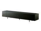 【シキ/SHIKI / GOODS】のFLOAT TV BOARD / フロート テレビボード ブラックガラス天板 ウッド:ホワイトアッシュ(ビンロウジクロ)|ID:prp329100004553931