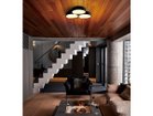 【フライミー ノワール/FLYMEe Noir / GOODS】のLED Ceiling Lamp / LED シーリングランプ #119898 人気、トレンドファッション・服の通販 founy(ファニー) ウッド Wood 切替 Switching シンプル Simple 送料無料 Free Shipping ホーム・キャンプ・アウトドア・お取り寄せ Home,Garden,Outdoor,Camping Gear 家具・インテリア Furniture ライト・照明 Lighting & Light Fixtures シーリングライト Ceiling Light thumbnail メイン + アッパーライト点灯時参考イメージ|ID: prp329100004559245 ipo3291000000032234013