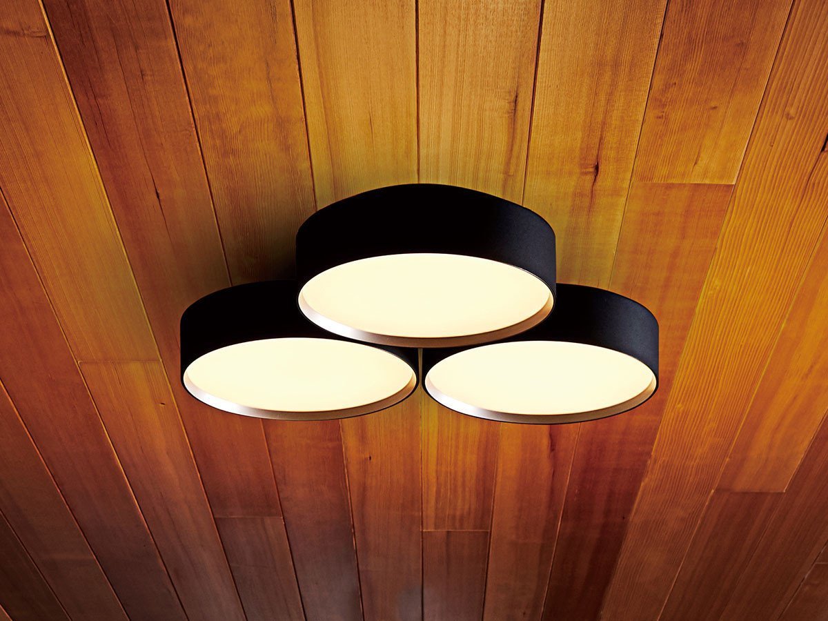 【フライミー ノワール/FLYMEe Noir / GOODS】のLED Ceiling Lamp / LED シーリングランプ #119898 インテリア・キッズ・メンズ・レディースファッション・服の通販 founy(ファニー) 　ウッド　Wood　切替　Switching　シンプル　Simple　送料無料　Free Shipping　ホーム・キャンプ・アウトドア・お取り寄せ　Home,Garden,Outdoor,Camping Gear　家具・インテリア　Furniture　ライト・照明　Lighting & Light Fixtures　シーリングライト　Ceiling Light　参考イメージ|ID: prp329100004559245 ipo3291000000032234015
