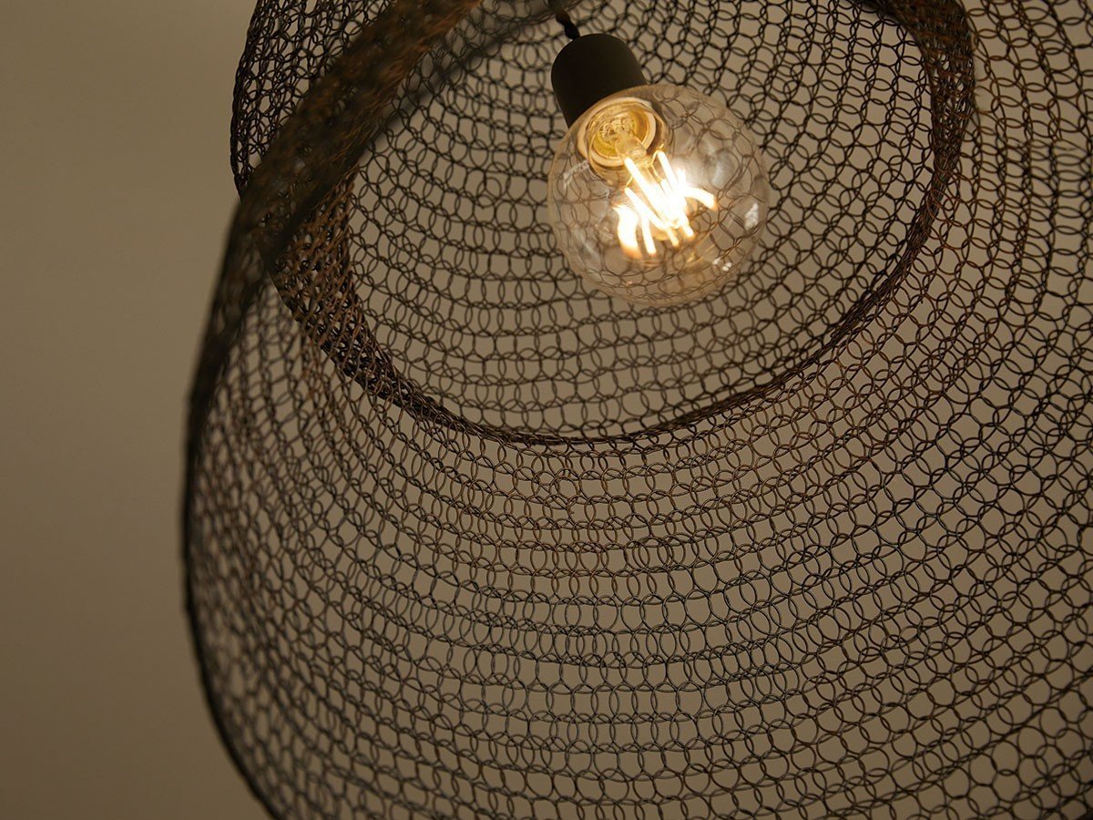 【フライミーパーラー/FLYMEe Parlor / GOODS】のPendant Light / ペンダントライト #119936 インテリア・キッズ・メンズ・レディースファッション・服の通販 founy(ファニー) 　送料無料　Free Shipping　おすすめ　Recommend　ハンド　Hand　フォルム　Form　フレーム　Flame　メッシュ　Mesh　ホーム・キャンプ・アウトドア・お取り寄せ　Home,Garden,Outdoor,Camping Gear　家具・インテリア　Home Furniture & Interior. Stylish & Functional Living Spaces　ライト・照明　Lighting & Light Fixtures　ペンダントライト　Pendant Light　素材参考イメージ|ID: prp329100004559247 ipo3291000000032234035