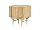 【サンダーデザイン/XANDER DESIGNS / GOODS】のJULIE 2DOOR BEDSIDE TABLE WHITE OAK / ジュリー 2ドア ベッドサイドテーブル(ホワイトオーク) -|ID:prp329100004562231
