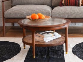 【サンダーデザイン/XANDER DESIGNS / GOODS】のJULIE ROUND COFFEE TABLE / ジュリー ラウンドコーヒーテーブル 人気、トレンドファッション・服の通販 founy(ファニー) ヴィンテージ Vintage Style ガラス Glass, Glassware コレクション Collection, Seasonal Line コンパクト Compact, Small Size テーブル Table, Dining Table バランス Balance, Style Balance フィット Fit, Slim Fit ラウンド Round, Round Neck ラタン Rattan, Woven Rattan 送料無料 Free Shipping おすすめ Recommended / Our Picks ホーム・キャンプ・アウトドア・お取り寄せ Home Living / Home & Lifestyle / Camping Gear / Outdoor Camping 家具・インテリア Home Furniture & Interior. Stylish & Functional Living Spaces テーブル Dining, Coffee & Side Tables ローテーブル・センターテーブル Coffee & Center Tables |ID:prp329100004562234