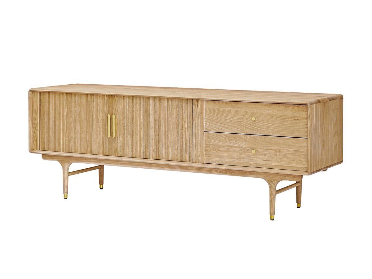 【サンダーデザイン/XANDER DESIGNS / GOODS】のJULIE TV BOARD 1600 WHITE OAK / ジュリー テレビボード 1600(ホワイトオーク) インテリア・キッズ・メンズ・レディースファッション・服の通販 founy(ファニー) 　ヴィンテージ　Vintage　コレクション　Collection　スマート　Smart　フォルム　Form　ホーム・キャンプ・アウトドア・お取り寄せ　Home,Garden,Outdoor,Camping Gear　家具・インテリア　Furniture　テレビボード・テレビ台　TV Stand　テレビボード　Tv Board　-|ID: prp329100004562237 ipo3291000000032258993