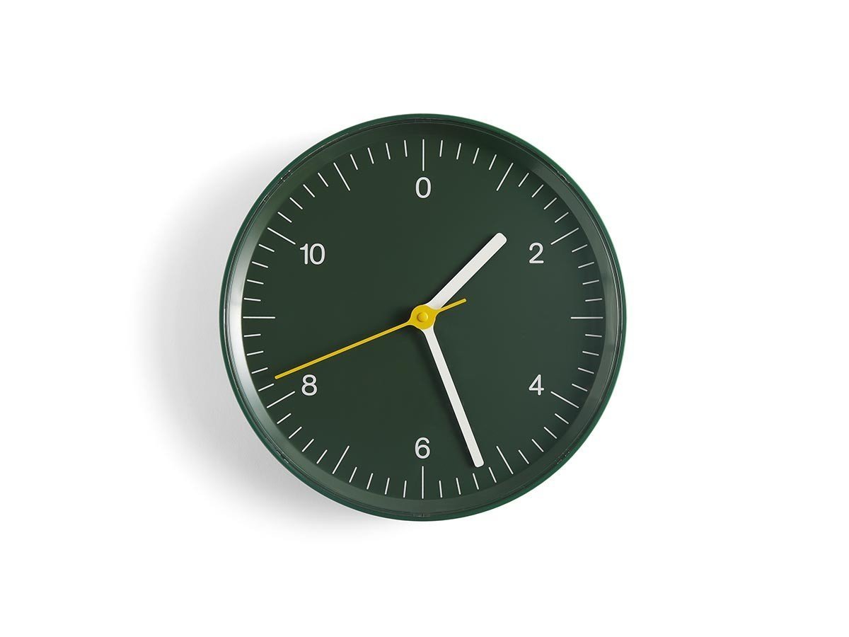 【ヘイ/HAY / GOODS】のWALL CLOCK / ウォールクロック インテリア・キッズ・メンズ・レディースファッション・服の通販 founy(ファニー) 　送料無料　Free Shipping　シンプル　Simple　時計　Clock　ホーム・キャンプ・アウトドア・お取り寄せ　Home,Garden,Outdoor,Camping Gear　家具・インテリア　Furniture　その他 インテリア雑貨、家具　Furniture, Interior, Others　グリーン|ID: prp329100004567786 ipo3291000000032309304