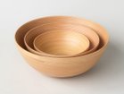 【ブナコ/BUNACO / GOODS】のBOWL / ボウル #5261 内側から、サイズ:#5263(直径15cm)、#5262(直径20cm)、#5261(直径25cm)|ID: prp329100004567801 ipo3291000000032309410