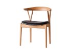 【日進木工/NISSHIN MOKKOU / GOODS】のSCOP Peace Chair / スコップ ピースチェア 張地:エン 45BK ブラック(レザーL)、フレームONR|ID: prp329100004568783 ipo3291000000032322856