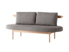 【日進木工/NISSHIN MOKKOU / GOODS】のSCOP Sleep Sofa Nuts / スコップ スリープソファ ナッツ 張地:ロンシャン SD サンド(ファブリックB)、フレームONR、座面タイプ:右タイプ|ID:prp329100004568792