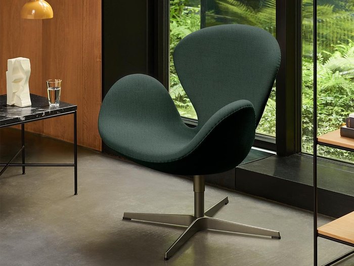 【フリッツ ハンセン/FRITZ HANSEN / GOODS】のRight Now Delivery SWAN / スワンチェア 3320(クリスチャンハウン 1161 ダークグリーン) インテリア・キッズ・メンズ・レディースファッション・服の通販 founy(ファニー) https://founy.com/ ファブリック Fabric フォーム Form ミックス Mix ホーム・キャンプ・アウトドア・お取り寄せ Home,Garden,Outdoor,Camping Gear 家具・インテリア Home Furniture & Interior. Stylish & Functional Living Spaces チェア・椅子 Chair ラウンジチェア Lounge Chair |ID: prp329100004570267 ipo3291000000032336655