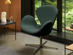 【フリッツ ハンセン/FRITZ HANSEN / GOODS】 Right Now Delivery SWAN / スワンチェア 3320(クリスチャンハウン 1161 ダークグリーン)人気、トレンドファッション・服の通販 founy(ファニー) ファブリック Fabric フォーム Form ミックス Mix ホーム・キャンプ・アウトドア・お取り寄せ Home,Garden,Outdoor,Camping Gear 家具・インテリア Furniture チェア・椅子 Chair ラウンジチェア Lounge Chair |ID:prp329100004570267