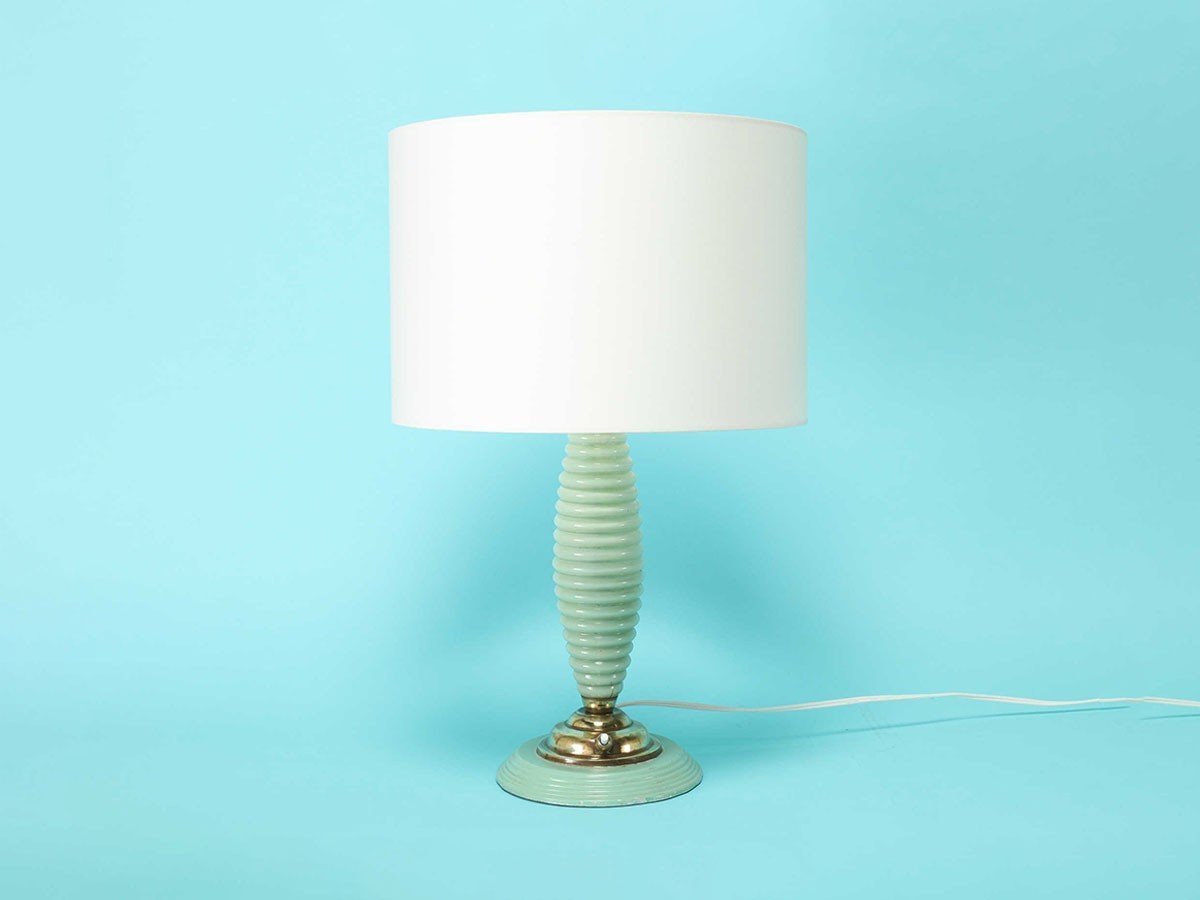 【ロイズ アンティークス/Lloyd's Antiques / GOODS】のReal Antique Italian Green Glass Table Lamp / イタリアアンティーク家具 イタリアン グリーングラス テーブルランプ 人気、トレンドファッション・服の通販 founy(ファニー) 　アンティーク　Antique　イタリア　Italy　ガラス　Glass　グラス　Glass　テーブル　Table　フォルム　Form　メタル　Metal　ホーム・キャンプ・アウトドア・お取り寄せ　Home,Garden,Outdoor,Camping Gear　家具・インテリア　Home Furniture & Interior. Stylish & Functional Living Spaces　ライト・照明　Lighting & Light Fixtures　 other-1|ID: prp329100004571770 ipo3291000000032350068