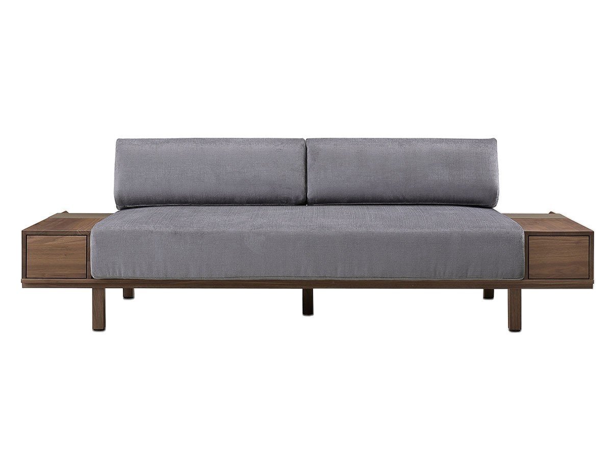 【シキ/SHIKI / GOODS】のNOKO SOFA / ノコ ソファ 収納ボックスタイプ インテリア・キッズ・メンズ・レディースファッション・服の通販 founy(ファニー) 　シンプル　Simple, Minimal　スタンダード　Standard, Basic　フォルム　Silhouette, Form　ボックス　Boxy, Box Shape　ホーム・キャンプ・アウトドア・お取り寄せ　Home Living / Home & Lifestyle / Camping Gear / Outdoor Camping　家具・インテリア　Home Furniture & Interior. Stylish & Functional Living Spaces　ソファー　Couches & Sofas　張地:UP5557(スピリットAC)、ウッド:ウォールナット|ID: prp329100004573152 ipo3291000000032364945