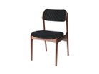 【アデペシュ/a.depeche / GOODS】のde:make chair / ディ・メイク チェア 人気、トレンドファッション・服の通販 founy(ファニー) オイル Oil ストライプ Stripe フレーム Flame ホーム・キャンプ・アウトドア・お取り寄せ Home,Garden,Outdoor,Camping Gear 家具・インテリア Furniture チェア・椅子 Chair ダイニングチェア Dining Chair thumbnail フレームウォルナット、張地:ブラック|ID: prp329100004580423 ipo3291000000032453394
