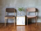 【アデペシュ/a.depeche / GOODS】のde:make chair / ディ・メイク チェア 人気、トレンドファッション・服の通販 founy(ファニー) オイル Oil ストライプ Stripe フレーム Flame ホーム・キャンプ・アウトドア・お取り寄せ Home,Garden,Outdoor,Camping Gear 家具・インテリア Furniture チェア・椅子 Chair ダイニングチェア Dining Chair thumbnail フレームカラー / 張地:(左から)ナチュラル / ブラウン、ウォルナット / ベージュ|ID: prp329100004580423 ipo3291000000032453396