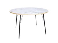 【アデペシュ/a.depeche / GOODS】のCANTY round table 1200 / キャンティ ラウンドテーブル 1200 スチールレッグ 001 人気、トレンドファッション・服の通販 founy(ファニー) テーブル Table モダン Modern ラウンド Round ヴィンテージ Vintage ホーム・キャンプ・アウトドア・お取り寄せ Home,Garden,Outdoor,Camping Gear 家具・インテリア Furniture テーブル Table ダイニングテーブル Dining Table |ID:prp329100004580428