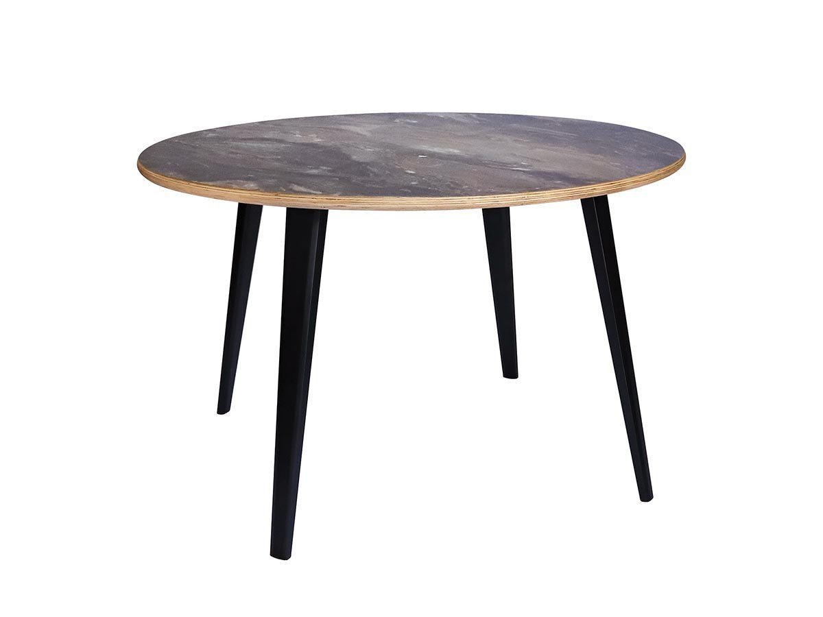 【アデペシュ/a.depeche / GOODS】のCANTY round table 1200 / キャンティ ラウンドテーブル 1200 ウッドレッグ インテリア・キッズ・メンズ・レディースファッション・服の通販 founy(ファニー) 　テーブル　Table　モダン　Modern　ラウンド　Round　ホーム・キャンプ・アウトドア・お取り寄せ　Home,Garden,Outdoor,Camping Gear　家具・インテリア　Furniture　テーブル　Table　ダイニングテーブル　Dining Table　天板オールド、脚部ブラック|ID: prp329100004580429 ipo3291000000032453432