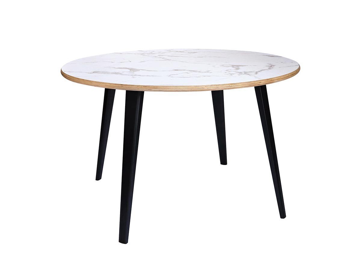 【アデペシュ/a.depeche / GOODS】のCANTY round table 1200 / キャンティ ラウンドテーブル 1200 ウッドレッグ インテリア・キッズ・メンズ・レディースファッション・服の通販 founy(ファニー) 　テーブル　Table　モダン　Modern　ラウンド　Round　ホーム・キャンプ・アウトドア・お取り寄せ　Home,Garden,Outdoor,Camping Gear　家具・インテリア　Furniture　テーブル　Table　ダイニングテーブル　Dining Table　天板マーブル、脚部ブラック|ID: prp329100004580429 ipo3291000000032453433