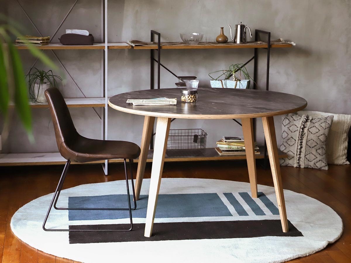 【アデペシュ/a.depeche / GOODS】のCANTY round table 1200 / キャンティ ラウンドテーブル 1200 ウッドレッグ インテリア・キッズ・メンズ・レディースファッション・服の通販 founy(ファニー) 　テーブル　Table　モダン　Modern　ラウンド　Round　ホーム・キャンプ・アウトドア・お取り寄せ　Home,Garden,Outdoor,Camping Gear　家具・インテリア　Furniture　テーブル　Table　ダイニングテーブル　Dining Table　天板オールド、脚部ナチュラル|ID: prp329100004580429 ipo3291000000032453436