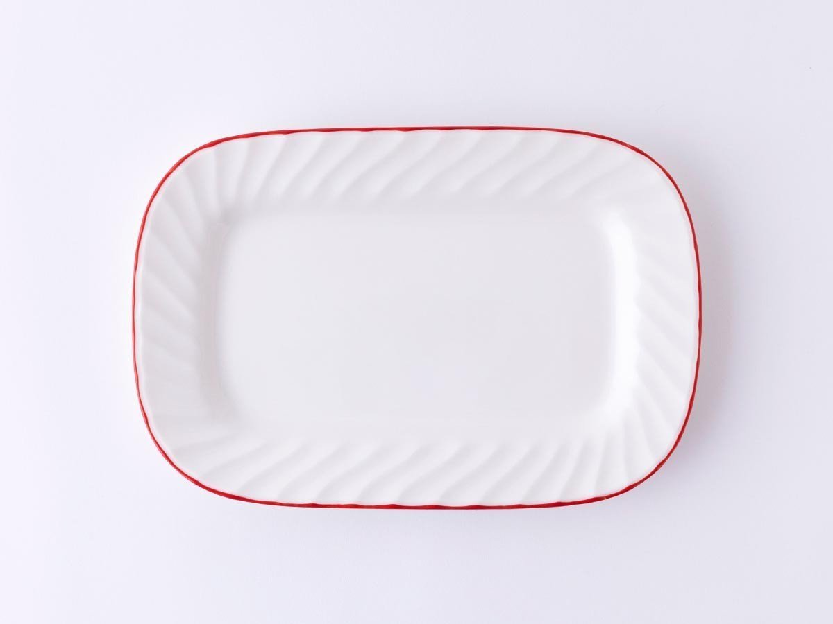 【フライミーアクセソワ/FLYMEe accessoire / GOODS】のL Espoir Square Plate / レスポワール スクエアプレート インテリア・キッズ・メンズ・レディースファッション・服の通販 founy(ファニー) 　おすすめ　Recommended / Our Picks　スクエア　Square, Square Shape　テーブル　Table, Dining Table　プレート　Plate, Dish　手描き　Hand-Drawn, Illustrated　皿　Plate, Dish　レッド|ID: prp329100004592431 ipo3291000000032603628