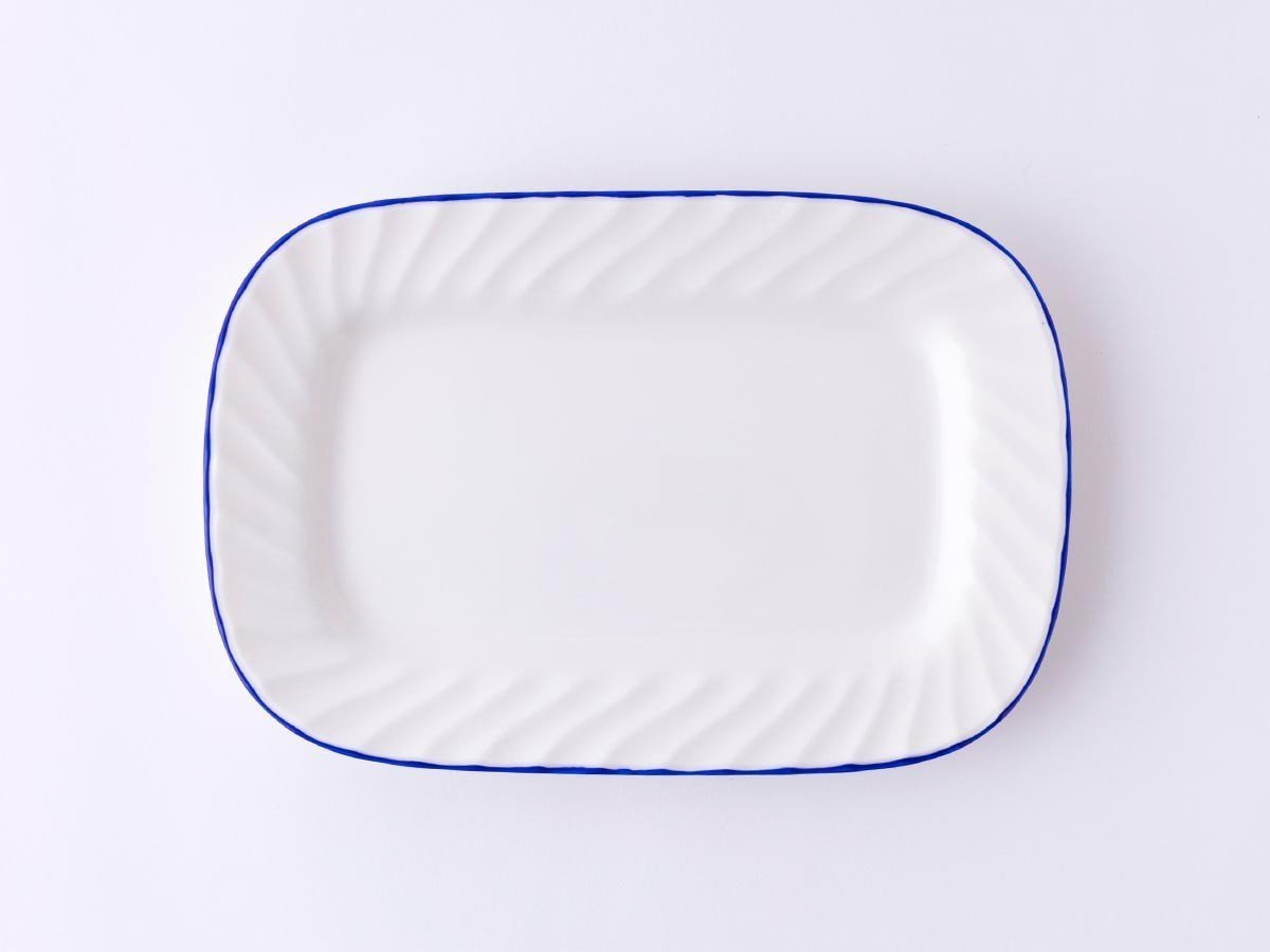【フライミーアクセソワ/FLYMEe accessoire / GOODS】のL Espoir Square Plate / レスポワール スクエアプレート インテリア・キッズ・メンズ・レディースファッション・服の通販 founy(ファニー) 　おすすめ　Recommended / Our Picks　スクエア　Square, Square Shape　テーブル　Table, Dining Table　プレート　Plate, Dish　手描き　Hand-Drawn, Illustrated　皿　Plate, Dish　ブルー|ID: prp329100004592431 ipo3291000000032603629