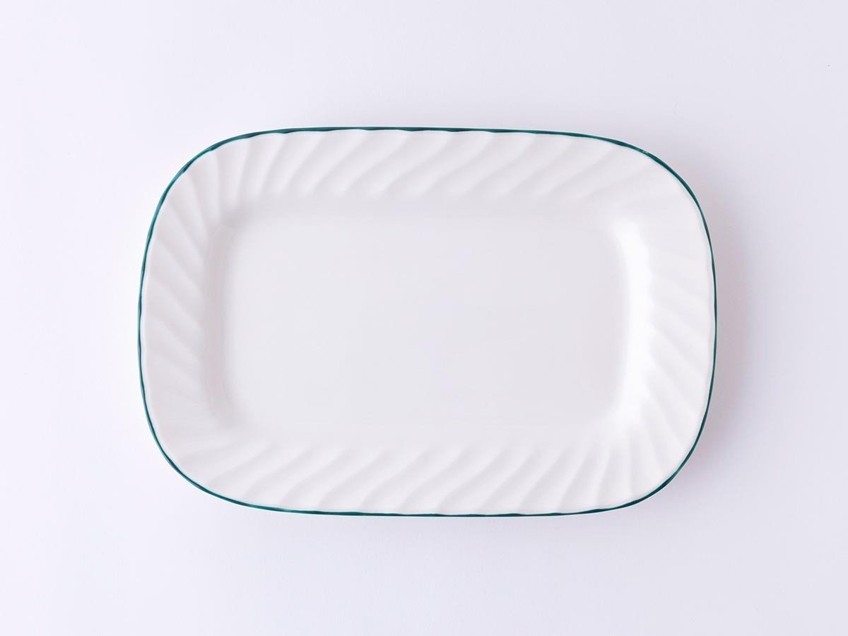 【フライミーアクセソワ/FLYMEe accessoire / GOODS】のL Espoir Square Plate / レスポワール スクエアプレート インテリア・キッズ・メンズ・レディースファッション・服の通販 founy(ファニー) 　おすすめ　Recommended / Our Picks　スクエア　Square, Square Shape　テーブル　Table, Dining Table　プレート　Plate, Dish　手描き　Hand-Drawn, Illustrated　皿　Plate, Dish　グリーン|ID: prp329100004592431 ipo3291000000032603633