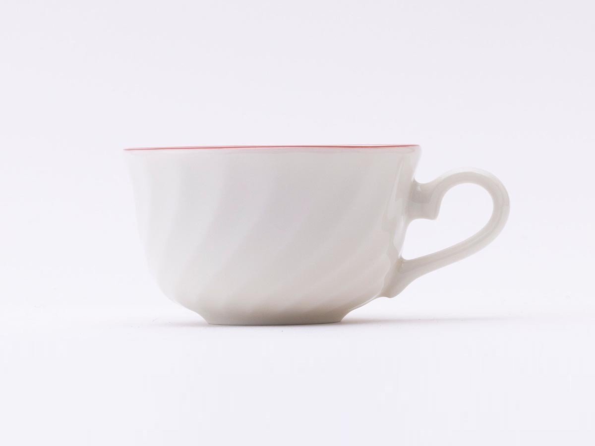 【フライミーアクセソワ/FLYMEe accessoire / GOODS】のL Espoir Teacup & Saucer / レスポワール ティーカップ & ソーサー インテリア・キッズ・メンズ・レディースファッション・服の通販 founy(ファニー) 　テーブル　Table, Dining Table　手描き　Hand-Drawn, Illustrated　レッド|ID: prp329100004592433 ipo3291000000032603644