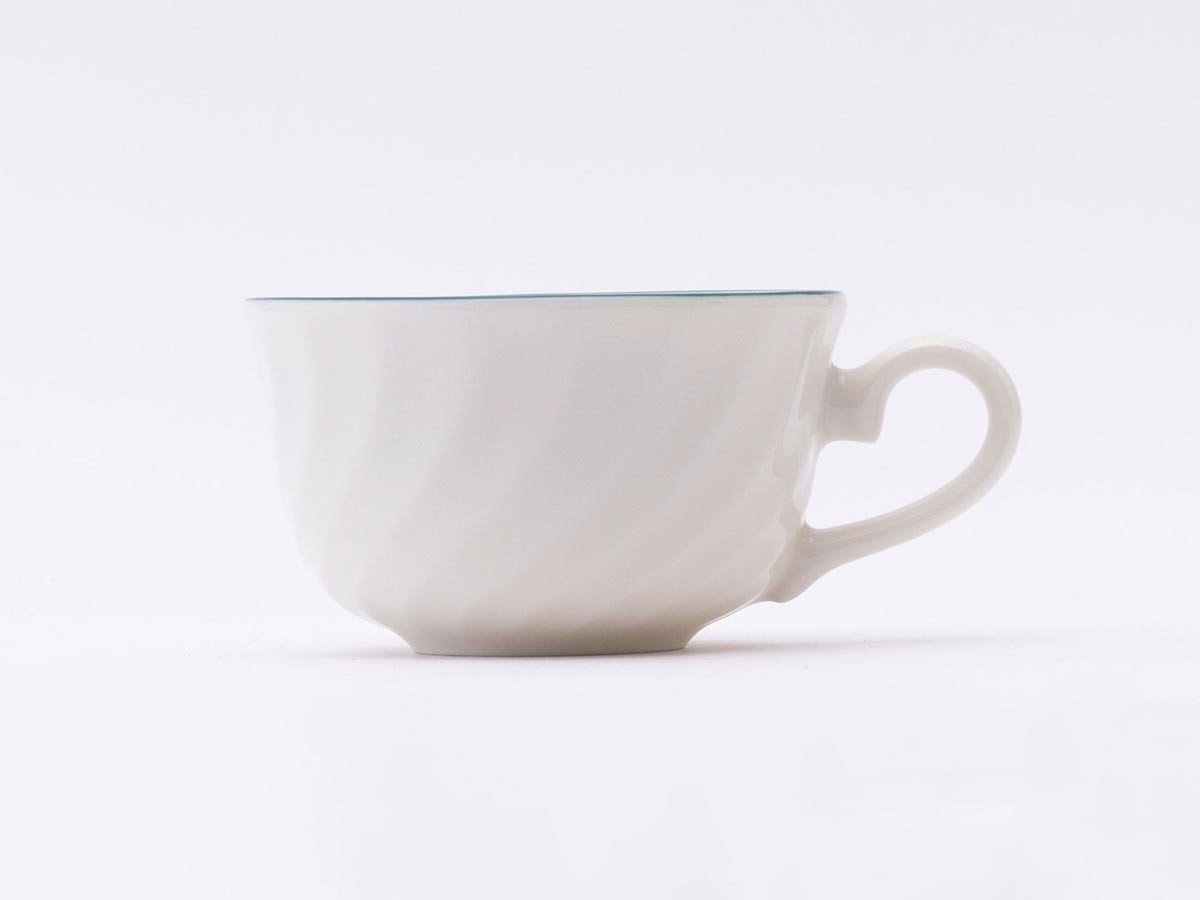 【フライミーアクセソワ/FLYMEe accessoire / GOODS】のL Espoir Teacup & Saucer / レスポワール ティーカップ & ソーサー インテリア・キッズ・メンズ・レディースファッション・服の通販 founy(ファニー) 　テーブル　Table, Dining Table　手描き　Hand-Drawn, Illustrated　グリーン|ID: prp329100004592433 ipo3291000000032603647