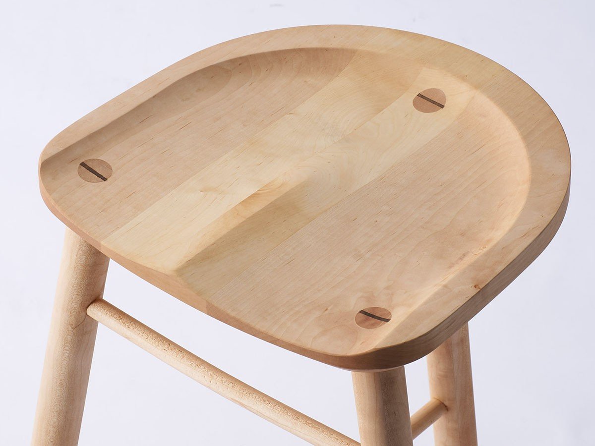 【シキオリオリ/SHIKIORIORI / GOODS】のこといえ / コトイエ スツール 高さ53cm インテリア・キッズ・メンズ・レディースファッション・服の通販 founy(ファニー) 　フィット　Fit, Slim Fit　ホーム・キャンプ・アウトドア・お取り寄せ　Home Living / Home & Lifestyle / Camping Gear / Outdoor Camping　家具・インテリア　Home Furniture & Interior. Stylish & Functional Living Spaces　チェア・椅子　Seating & Chairs　スツール・バースツール　Stools & Bar Stools　ウッド:イタヤカエデ白くなめらかな木肌ながら、非常に硬くて丈夫です。|ID: prp329100004597486 ipo3291000000035558795