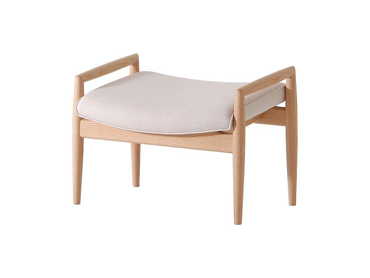 【日進木工/NISSHIN MOKKOU / GOODS】のGROW Stool / グロウ スツール 418 インテリア・キッズ・メンズ・レディースファッション・服の通販 founy(ファニー) 　送料無料　Free Shipping　ホーム・キャンプ・アウトドア・お取り寄せ　Home Living / Home & Lifestyle / Camping Gear / Outdoor Camping　家具・インテリア　Home Furniture & Interior. Stylish & Functional Living Spaces　チェア・椅子　Seating & Chairs　スツール　Stools & Bar Stools　張地:RE 46I アイボリー(ファブリックC)、フレーム:オーク ONR(ウレタン塗装)|ID: prp329100004599477 ipo3291000000032696058