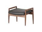 【日進木工/NISSHIN MOKKOU / GOODS】のGROW Stool / グロウ スツール 418 張地:エン 45BK ブラック(レザーL)、フレーム:ブラックウォールナット WN(ウレタン塗装)|ID: prp329100004599477 ipo3291000000032696059