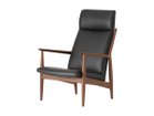 【日進木工/NISSHIN MOKKOU / GOODS】のGROW Personal Chair / グロウ パーソナルチェア 張地:エン 45BK ブラック(レザーL)、フレーム:ブラックウォールナット WN(ウレタン塗装)|ID: prp329100004599478 ipo3291000000032696061