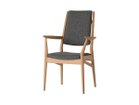 【日進木工/NISSHIN MOKKOU / GOODS】のGROW Back-upholstery Armchair / グロウ 背張アームチェア 張地:SM 806DGR ダークグレー(ファブリックA)、フレーム:ONR|ID: prp329100004599479 ipo3291000000032696068
