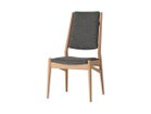 【日進木工/NISSHIN MOKKOU / GOODS】のGROW Back-upholstery Chair / グロウ 背張チェア 張地:SM 806DGR ダークグレー(ファブリックA)、フレーム:ONR|ID: prp329100004599480 ipo3291000000032696071