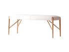 【日進木工/NISSHIN MOKKOU / GOODS】のGROW Bench / グロウ ベンチ 張地:RE 46I アイボリー(ファブリックC)、脚部:オーク ONR(ウレタン塗装)|ID: prp329100004599481 ipo3291000000032696075