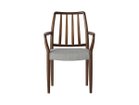 【日進木工/NISSHIN MOKKOU / GOODS】のGROW Armchair / グロウ アームチェア 張地:SM 809LGR ライトグレー(ファブリックA)、フレーム:ブラックウォールナット WN(ウ|ID: prp329100004599484 ipo3291000000032696085